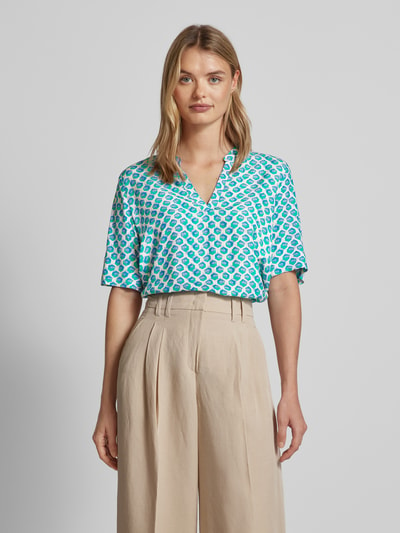 Eterna Blouse met tuniekkraag Lichtblauw - 4