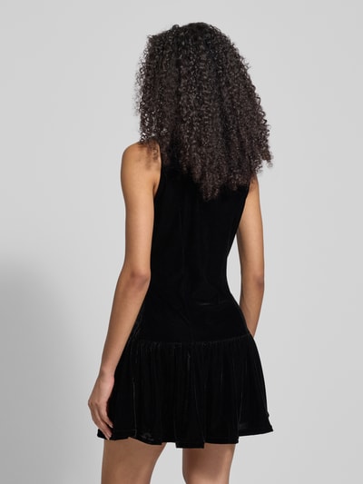 MANGO Minikleid mit U-Boot-Ausschnitt Black 5
