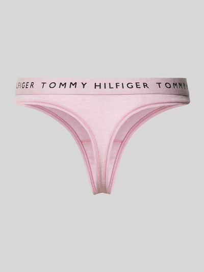 TOMMY HILFIGER String van katoenmix, model 'TH HERITAGE' Roze - 3