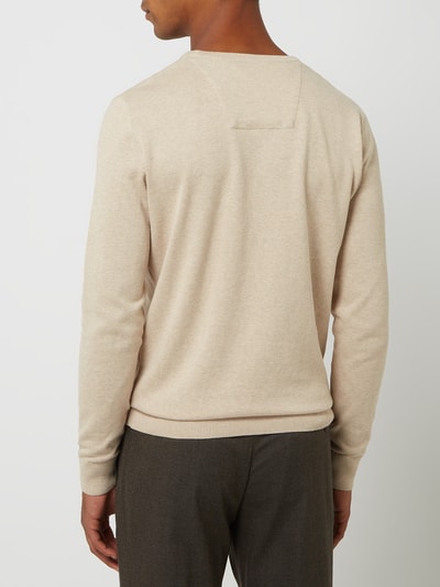 Tom Tailor Pullover van katoen  Beige gemêleerd - 5