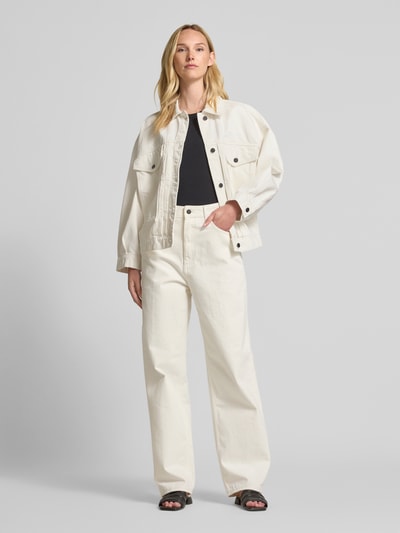 HUGO Jeansy z 5 kieszeniami model ‘Gisanna’ Złamany biały 1