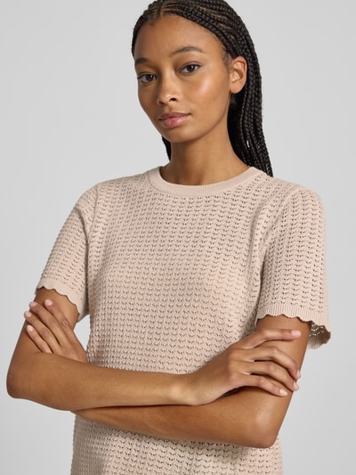 Pieces Loose Fit T-Shirt aus reiner Baumwolle Modell 'SCOUT' Sand 3