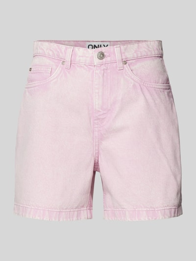 Only High Waist Jeansshorts Modell 'PHINE' Rose 2