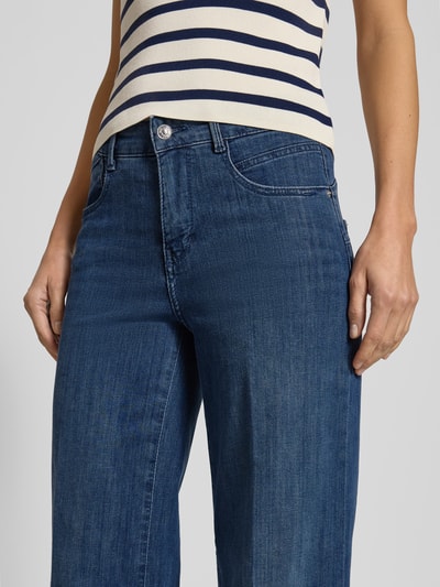 MAC Jeans met wijde pijpen, model 'Palazzo' Blauw - 3