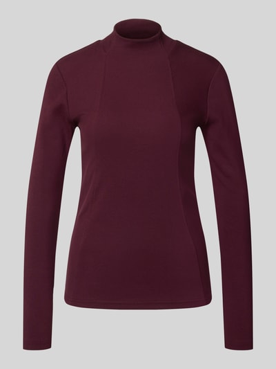 G-Star Raw Bluzka z długim rękawem ze stójką Bordowy 2