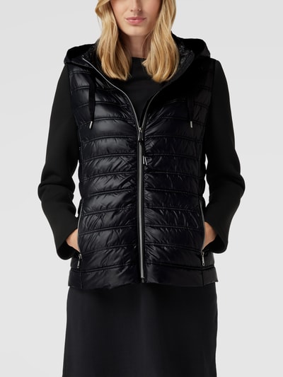 Christian Berg Woman Selection Steppjacke mit Jersey-Arm und Kapuze Black 4