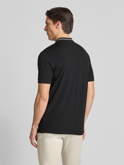 Christian Berg Men Regular Fit Poloshirt mit Stehkragen Black 5