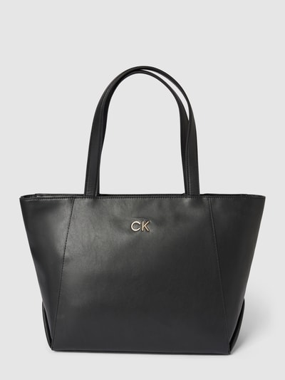 CK Calvin Klein Shopper mit Label-Detail Modell 'LOCK' Black 1