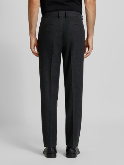 Lindbergh Regular Fit Stoffhose mit Bügelfalten Black 5