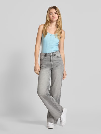 Vero Moda Regular Fit Top aus reiner Baumwolle Modell 'LISA' Hellblau 1