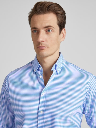 Christian Berg Men Regular Fit Business-Hemd mit Button-Down-Kragen Bleu 3