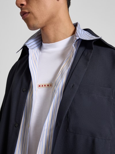 Marni T-Shirt mit Label-Detail Weiss 3