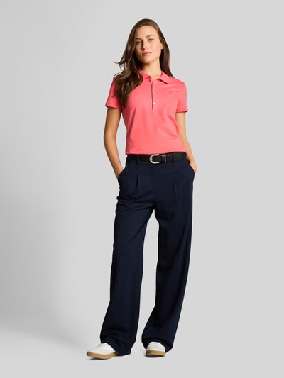 Tom Tailor Regular Fit T-Shirt aus Baumwoll-Mix Pink 1