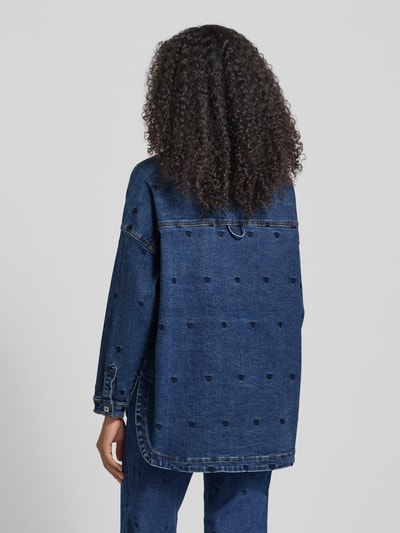 miss goodlife Relaxed fit jeansblouse met stitchings Jeansblauw - 5