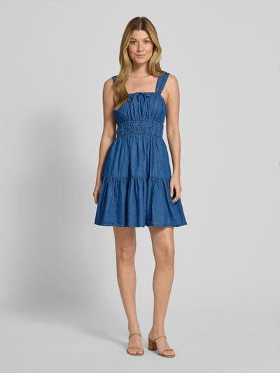 GAP Sukienka mini z efektem stopniowania Jeansowy niebieski 1