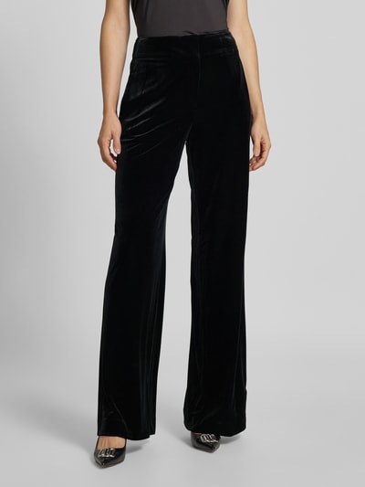 Jake*s Cocktail Wide Leg Stoffhose mit Haken- und Reißverschluss Black 4