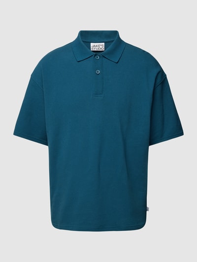 JAKE*S STUDIO MEN Poloshirt met extra brede schouders Lagune - 2