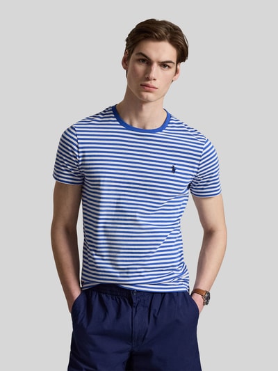 Polo Ralph Lauren męski t-shirt o kroju regular fit z czystej bawełny Jasnoniebieski 4