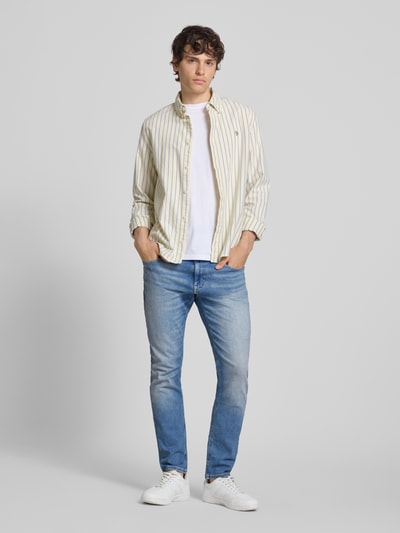 Tommy Jeans Jeansy o kroju slim fit z Mieszanka bawełny Model 'AUSTIN' Jeansowy niebieski 1