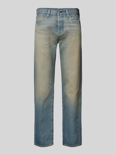 Levi's® Straight fit jeans in 5-pocketmodel, model '501' Jeansblauw - 2