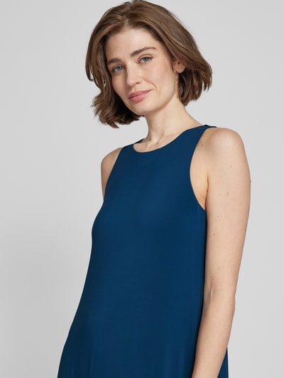 MaxMara Leisure Maxi-jurk met ronde hals, model 'SUPREMO' Bleu - 3