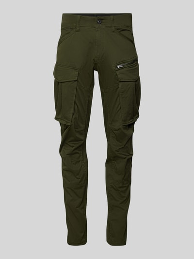 G-Star RAW Regular Tapered Fit Cargohose mit Reißverschlusstasche Oliv 2