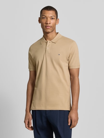 Christian Berg Men Regular Fit Poloshirt mit Stitching Sand 4