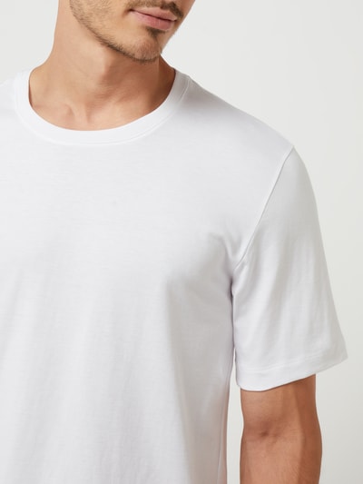Hanro T-shirt z single dżerseju Biały 3