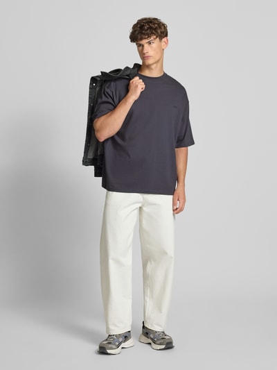 REVIEW Oversized T-Shirt mit Bio-Baumwoll-Anteil Anthrazit 1
