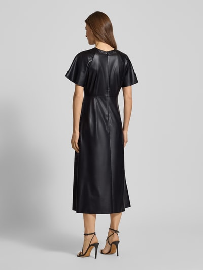 Zero Midikleid in Leder-Optik Black 5