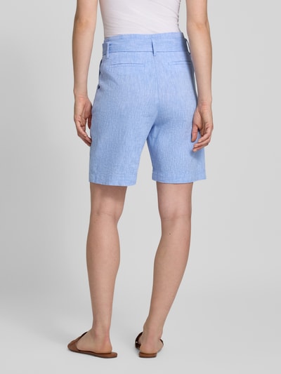 Christian Berg Woman Bermudas mit Stoffgürtel Blau Melange 5