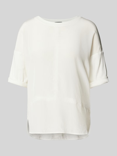 Marc Cain T-Shirt in unifarbenem Design Offwhite 2