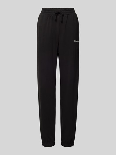 TheJoggConcept Sweatpants met labelprint, model 'JCSAJA' Zwart - 2