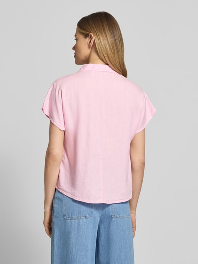 b.young regular fit overhemdblouse van linnenmix model 'Falakka' Lichtroze - 5