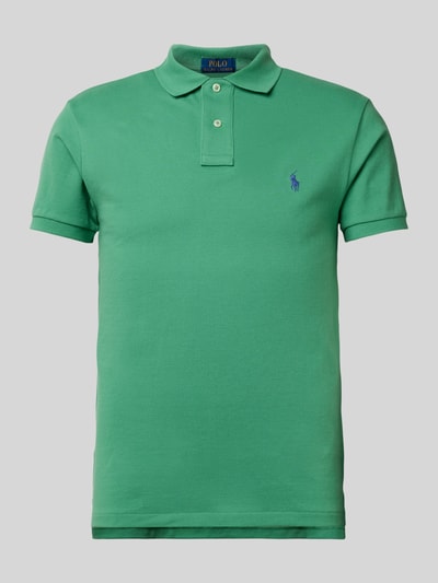 Polo Ralph Lauren Poloshirt mit Label-Stitching Gruen 1