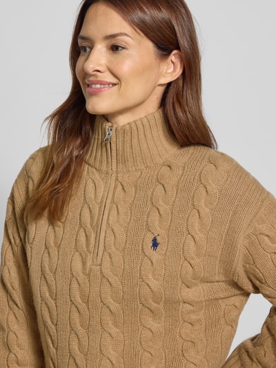 Polo Ralph Lauren Troyer aus Woll-Mix mit Kaschmir-Anteil Camel 3