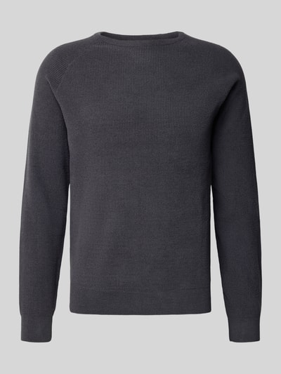 Blend Gebreide pullover met ronde hals, model 'DANTE' Antraciet - 2