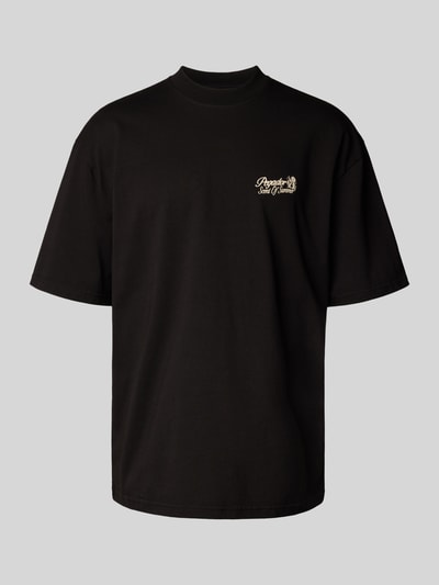 Pegador Oversized T-shirt met labelprint Zwart - 2