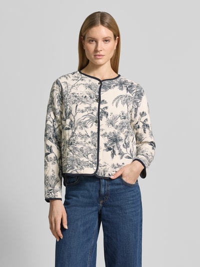 Soyaconcept Regular Fit Jacke aus reiner Viskose Modell 'Carli' Marine 4