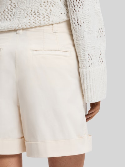 BOSS Orange relaxed fit short van katoenmix model 'TANESSA-D' Offwhite - 3