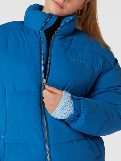 Review Jacke mit Label-Stitching Royal 3