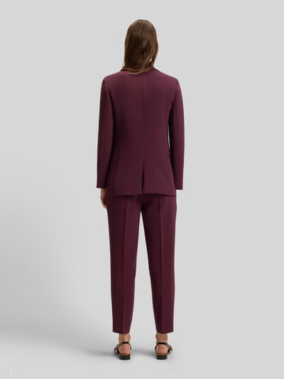 BOSS Regular Fit Blazer mit Reverskragen Bordeaux 5