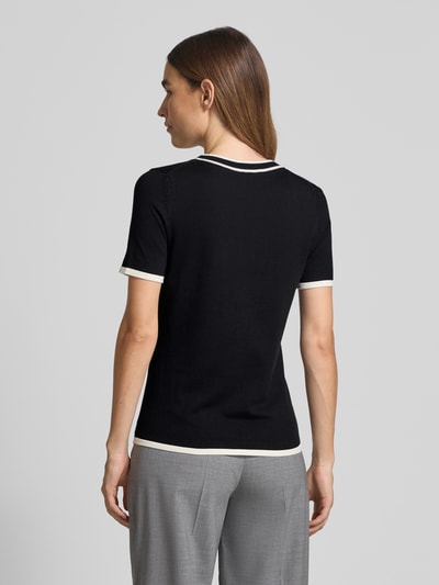 s.Oliver BLACK LABEL Regular Fit T-Shirt aus Viskose-Mix Black 5