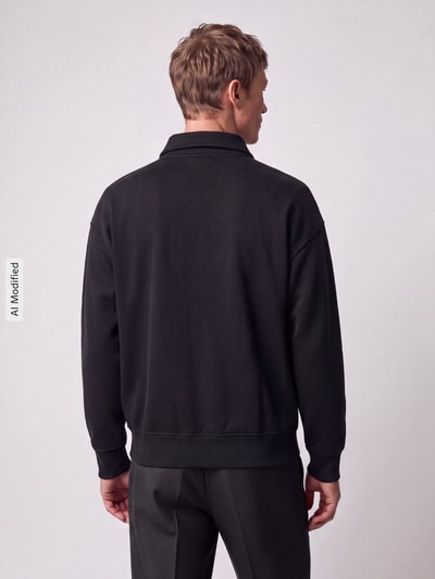 Polo Ralph Lauren Sweatshirt mit Wappenstickerei Black 5