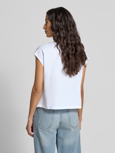 Rich & Royal Regular Fit Blusentop mit Knopfleiste Weiss 5