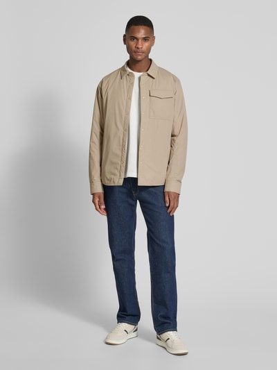 SCANDINAVIAN EDITION Jacke mit Umlegekragen Sand 1