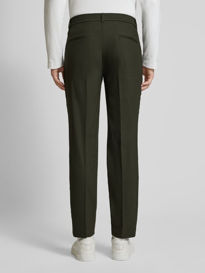 SELECTED HOMME Regular fit pantalon met viscose, model 'NEIL' Olijfgroen - 5