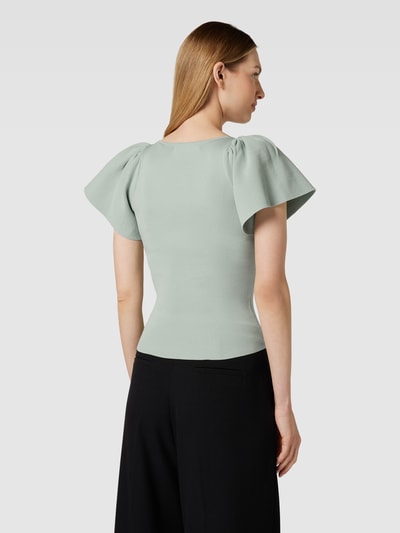 VERO MODA Strickshirt mit V-Ausschnitt Schilf 5
