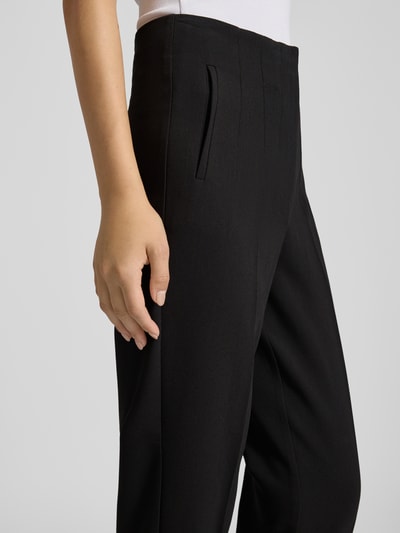 Only High waist stoffen broek met viscose, model 'RAVEN LIFE' Zwart - 3