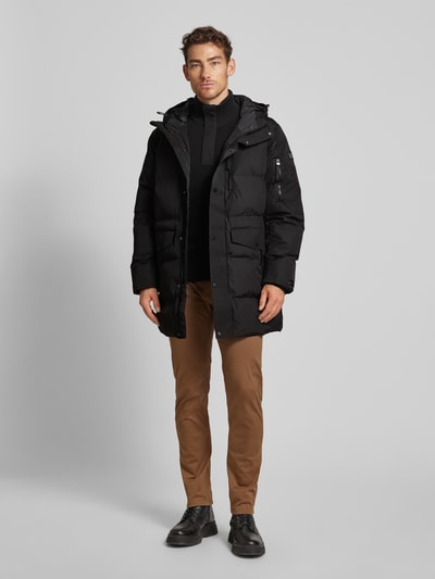 s.Oliver RED LABEL Parka met capuchon Zwart - 1